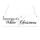 Shabby Vintage Schild T&uuml;rschild DREAMING OF A WHITE CHRISTMAS Weihnachten Deko
