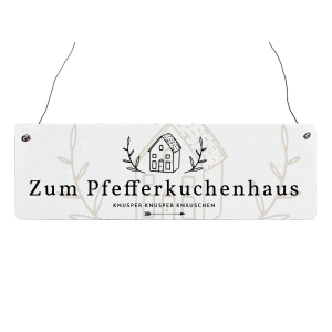 Holzschild T&uuml;rschild ZUM PFEFFERKUCHENHAUS...