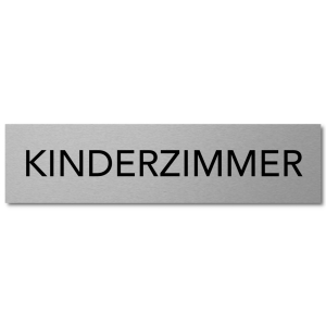 Interluxe T&uuml;rschild Kinderzimmer 200x50x3mm, Schild...