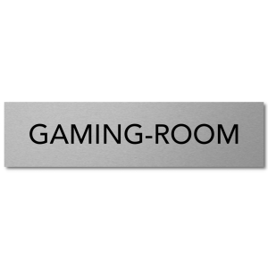 Interluxe T&uuml;rschild Gaming-Room 200x50x3mm, Schild...