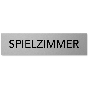 Interluxe T&uuml;rschild Spielzimmer 200x50x3mm, Schild...