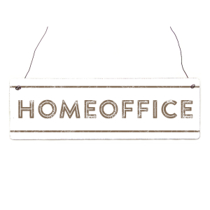 Interluxe Holzschild - Homeoffice Country -...