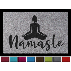 Interluxe Fußmatte mit Spruch - Namaste / Buddha -...