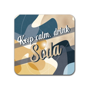 Interluxe LED Untersetzer - Keep calm, drink Soda -...