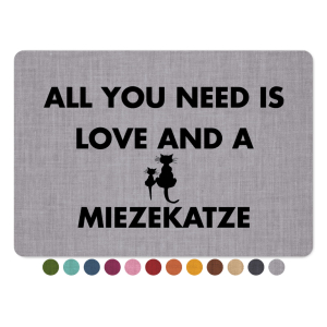 Interluxe Fußmatte 40x60 cm  - All you need is love...