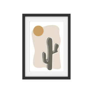 Interluxe Kunstdruck - Abstract Cactus - Kakteen...