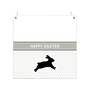 Interluxe Holzschild  XL - Happy Easter - Frohe Ostern...