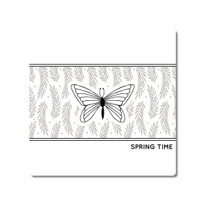 Interluxe Metallschild 20x20cm - Spring Time - Dekoration...