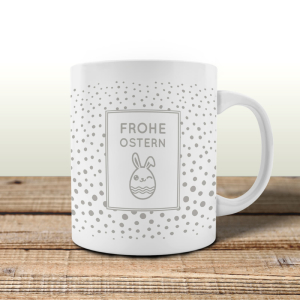 Tasse Kaffeebecher - Frohe Ostern - Hase Geschenk...