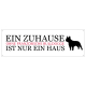 Blechschild METALLSCHILD T&uuml;rschild EIN ZUHAUSE OHNE FRANZ&Ouml;SISCHE BULLDOGGE Hund