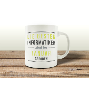Tasse - Die besten Informatiker / Januar