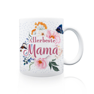 Tasse Kaffeebecher - Allerbeste Mama - Tasse als Geschenk...