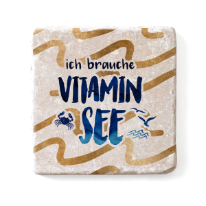 Interluxe Marmor Magnet - Ich brauche Vitamin See -...