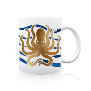 Interluxe Tasse Kaffeebecher - Octopus Maritim - Tasse...