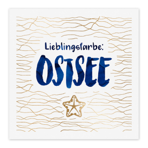 Interluxe Duftsäckchen - Lieblingsfarbe Ostsee...