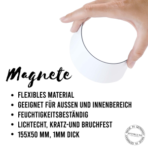 Interluxe Magnet Magnetschild - Wer die Wahrheit im Wein