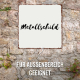 Interluxe Schild Metallschild 20x20cm - Hunde Regeln - Dekoschild für Hundemensch Hundeliebhaber