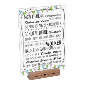 Interluxe Schild mit Aufsteller - Mein Liebling