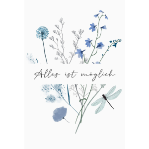 Interluxe Karte Mini-Artprint - Alles ist möglich...