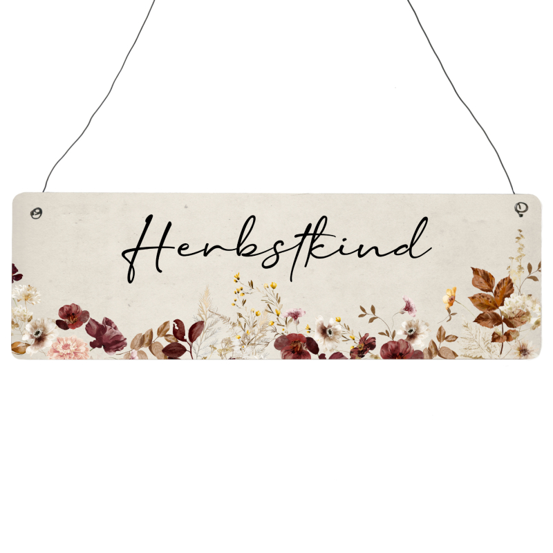 Interluxe Schild Holzschild - Herbstkind