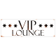 METALLSCHILD Shabby Blechschild VIP LOUNGE Vintage T&uuml;rschild Bar Club