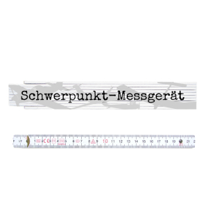 ZOLLSTOCK Spruch SCHWERPUNKT - MESSGER&Auml;T...