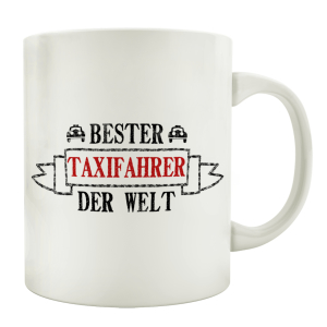 TASSE Kaffeebecher BESTER TAXIFAHRER Geschenk Spruch...